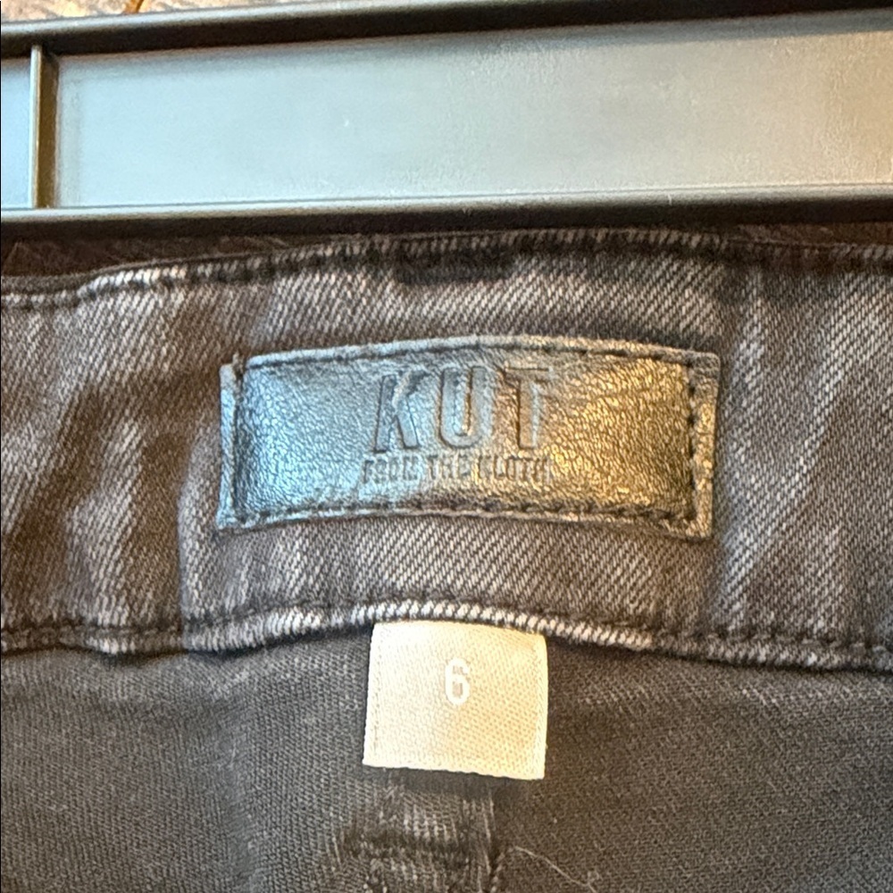 Kut from the Kloth Black wide Leg Jeans NWOT - Picture 2 of 4
